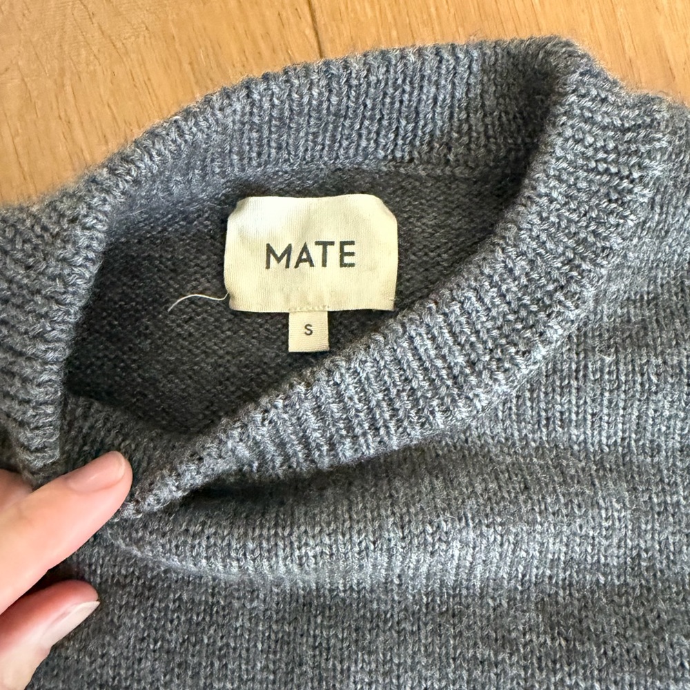 MATE Charcoal Wool Blend Sweater - Picture 2 of 5